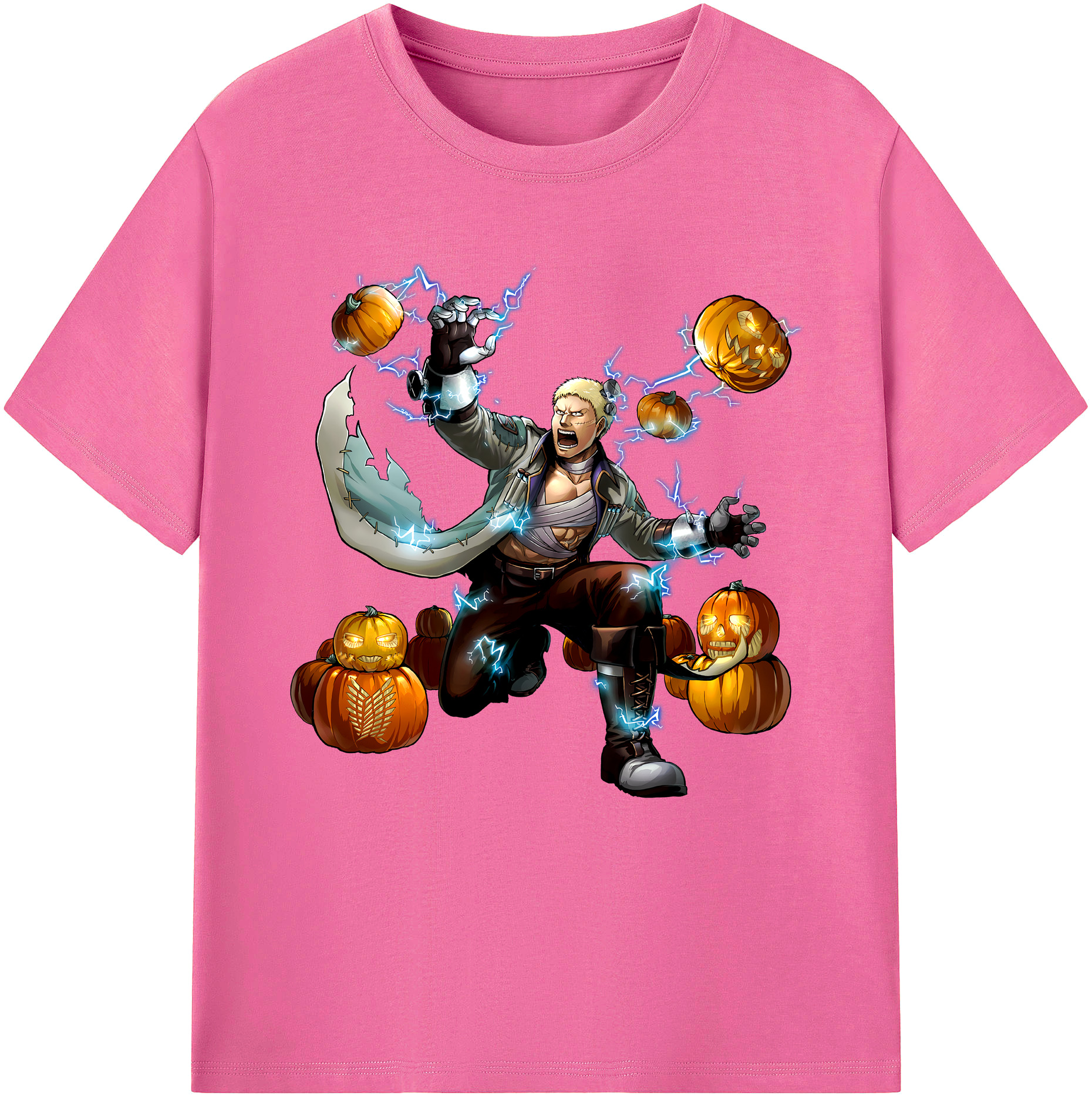 （画像用） 進撃の巨人 ライナー・ブラウン Attack on Titan Reiner Braun レディースカジュアルプリントTシャツ（綿100％）